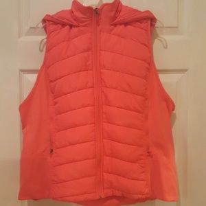 Tangarine Vest with Hood - XXL
